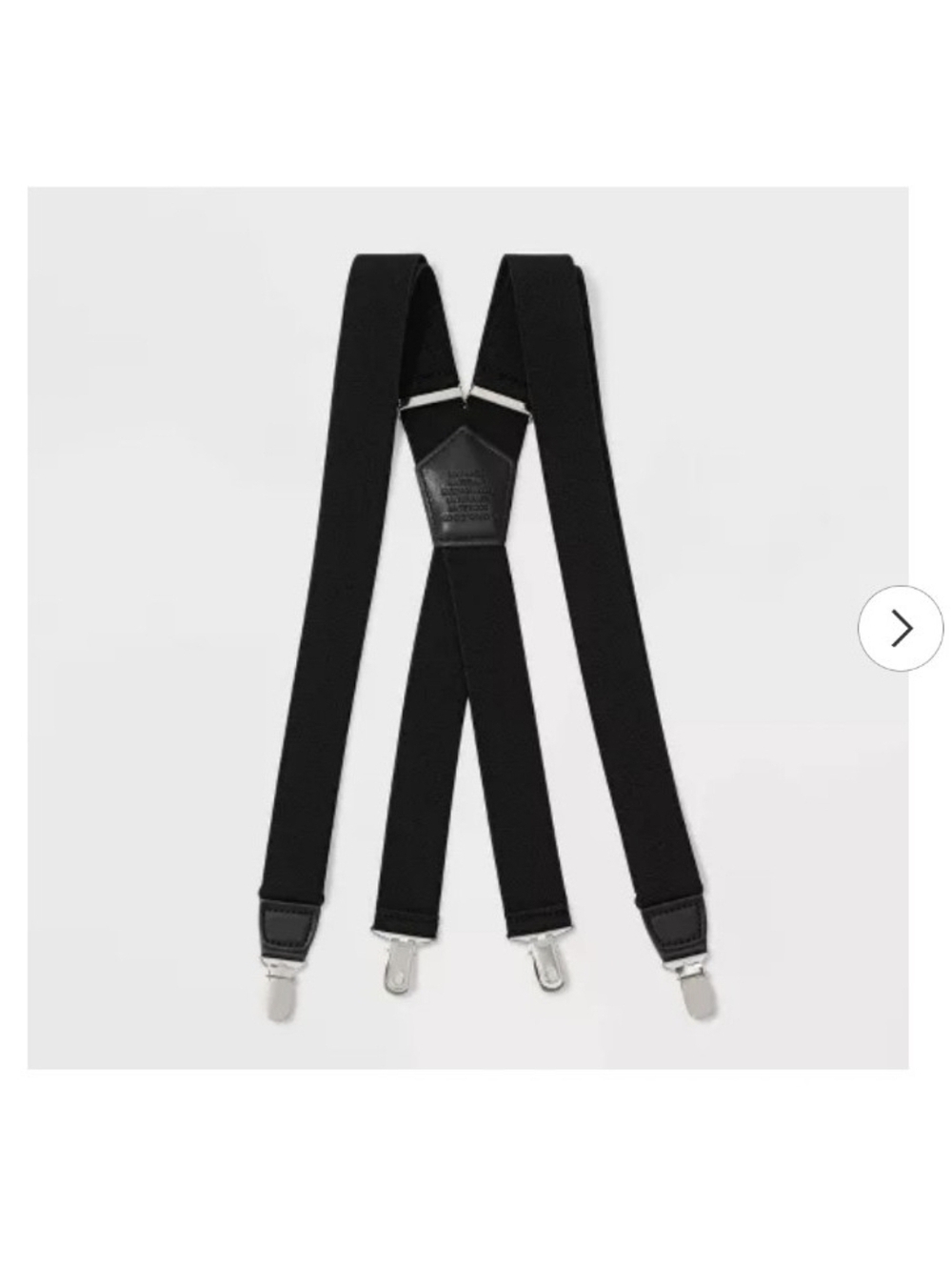 Target Black Men’s Clip Suspenders